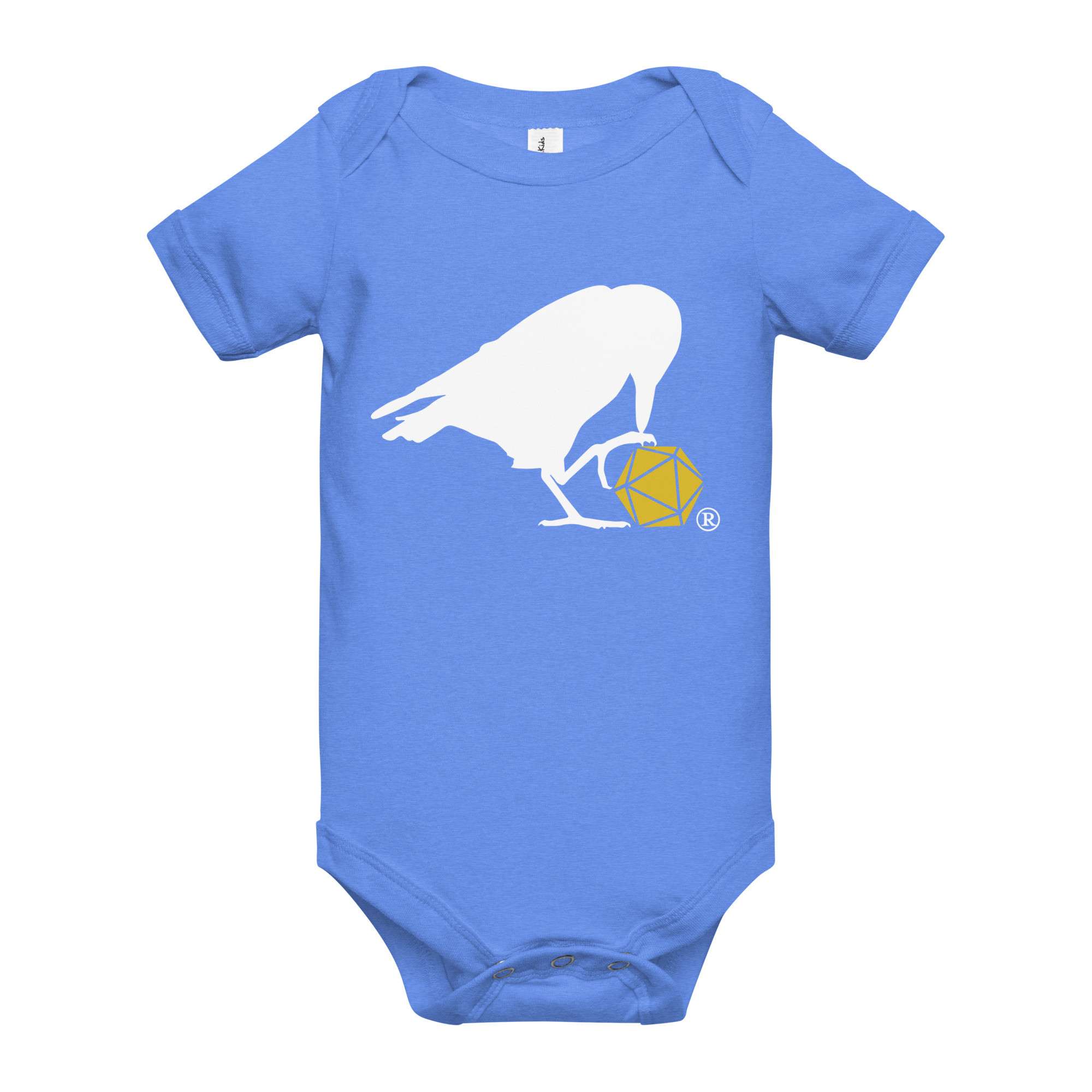 White Raven Logo Onesie - Image 3