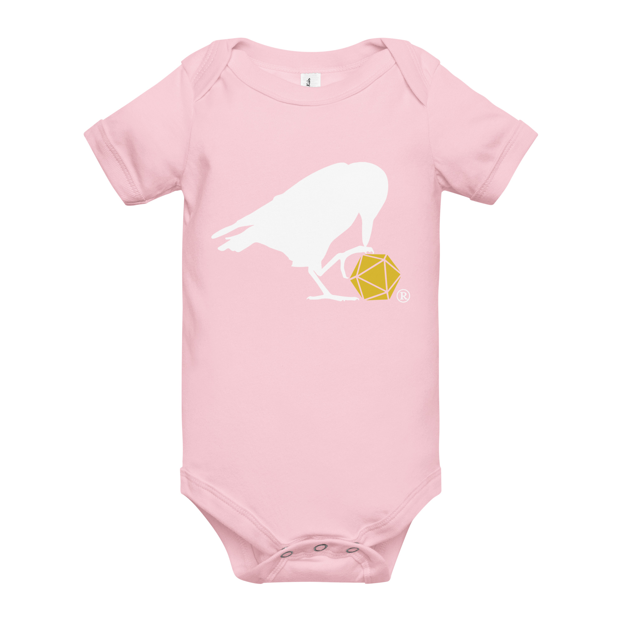 White Raven Logo Onesie - Image 5