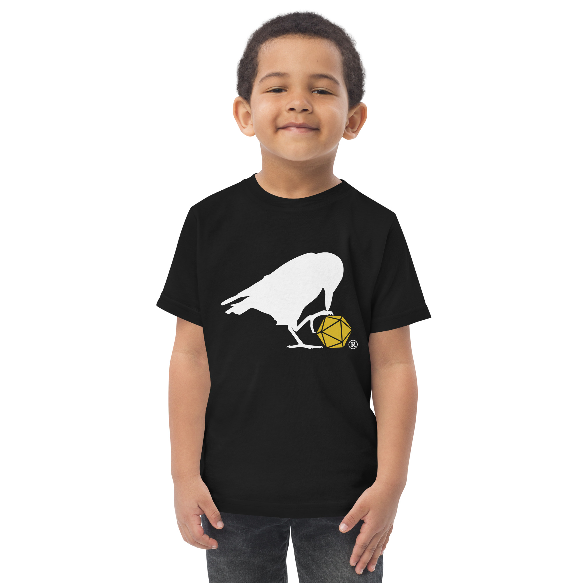 White Raven Logo Toddler Tee - Image 2