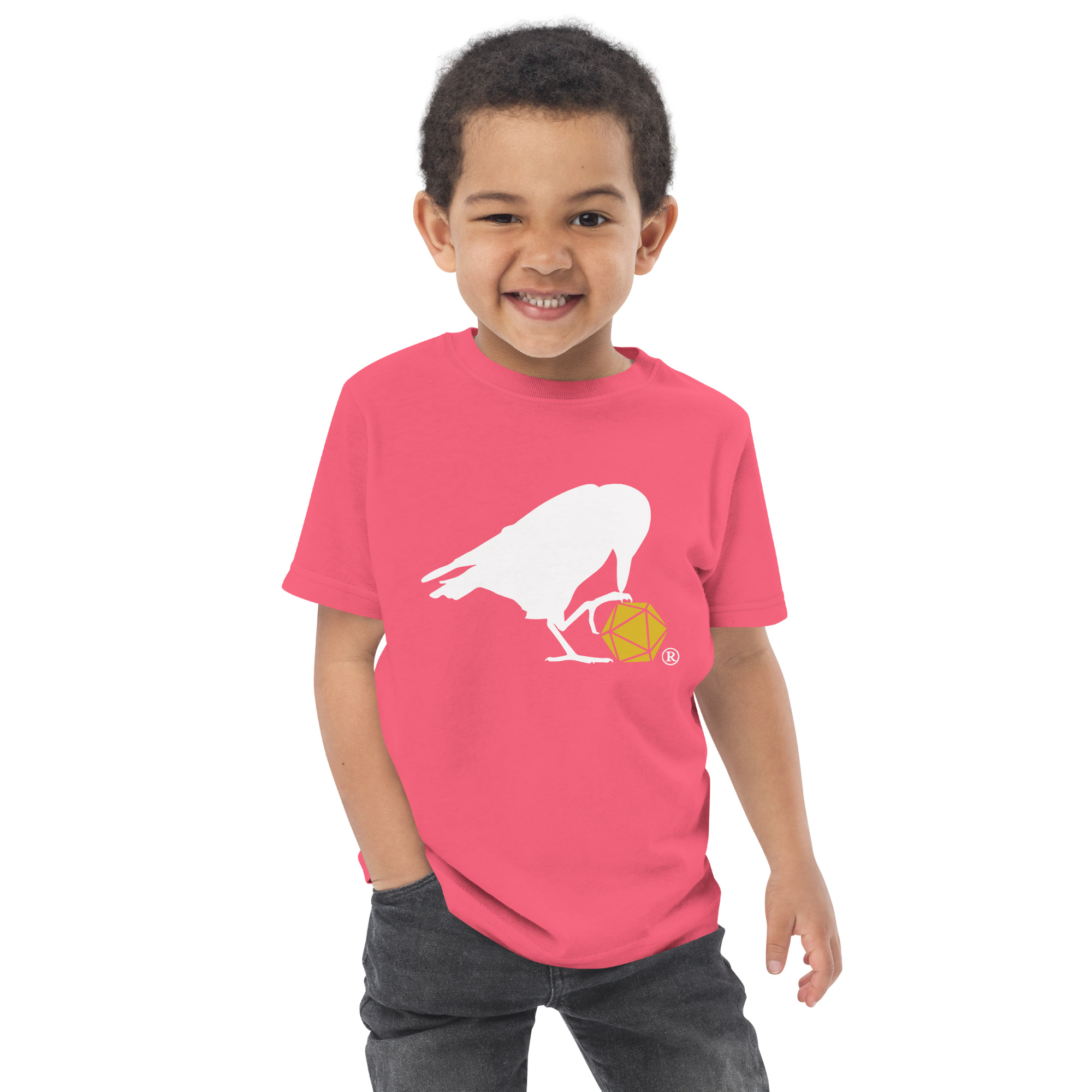White Raven Logo Toddler Tee - Image 4