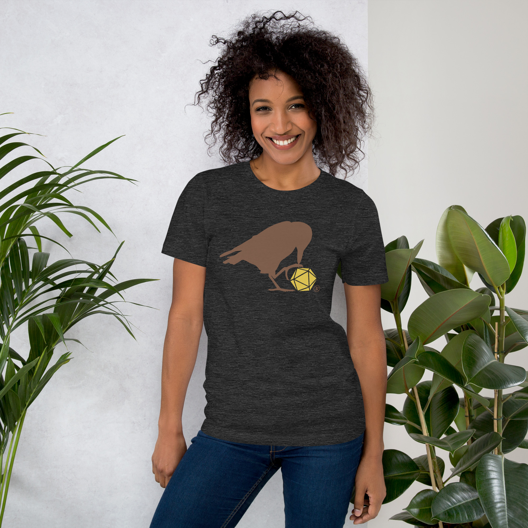 Brown Raven Logo Unisex Tee - Image 2