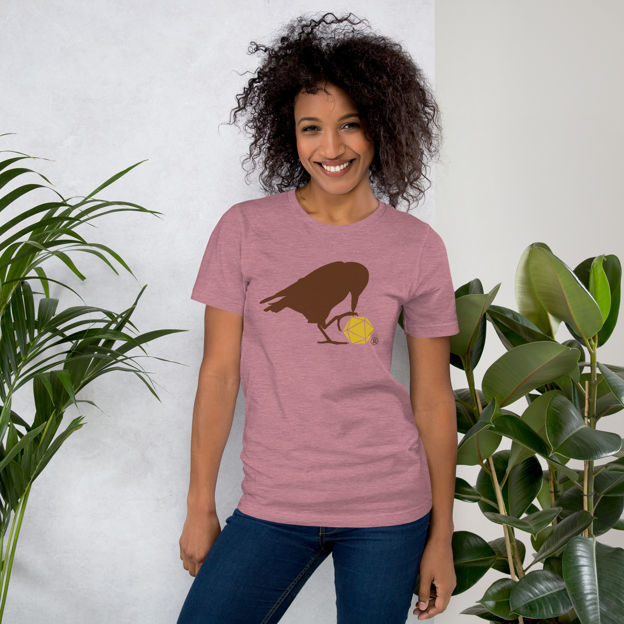 Brown Raven Logo Unisex Tee - Image 7
