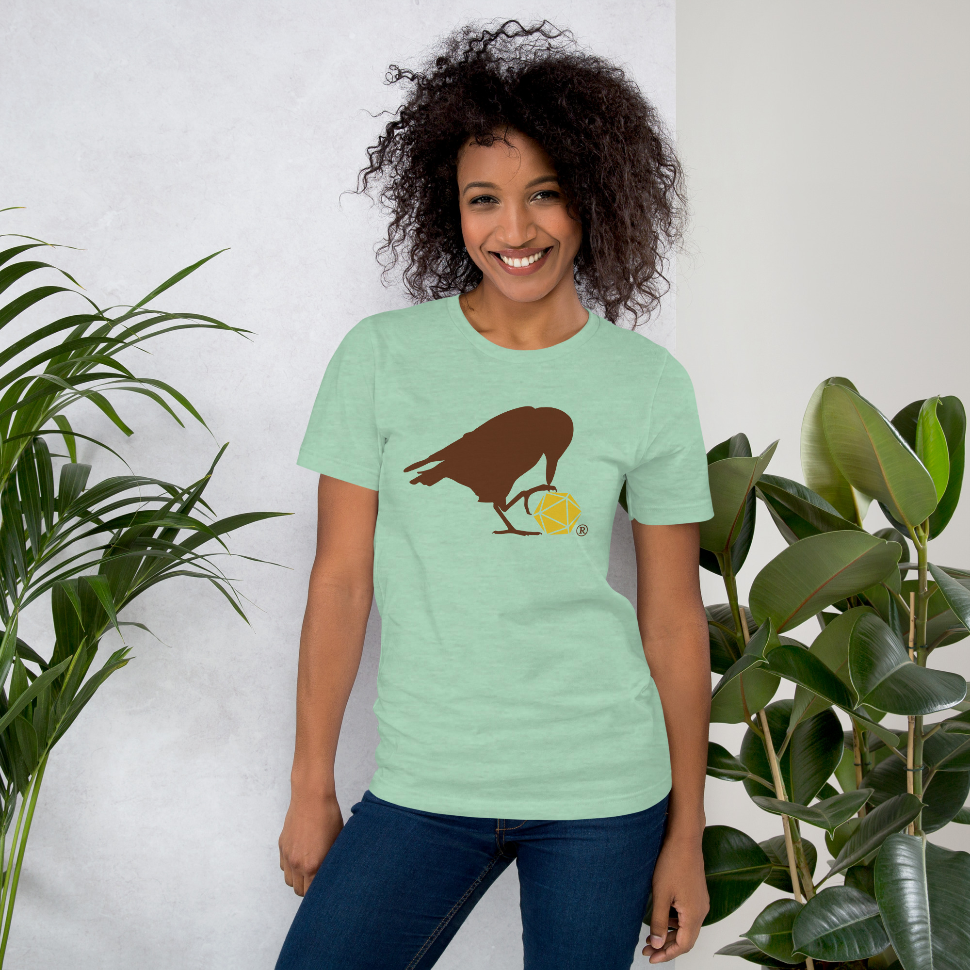 Brown Raven Logo Unisex Tee - Image 10