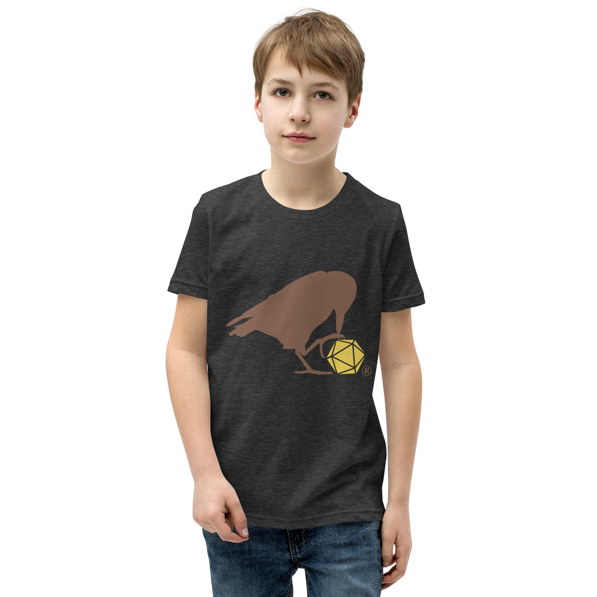 Brown Raven Logo Youth Tee - Image 3