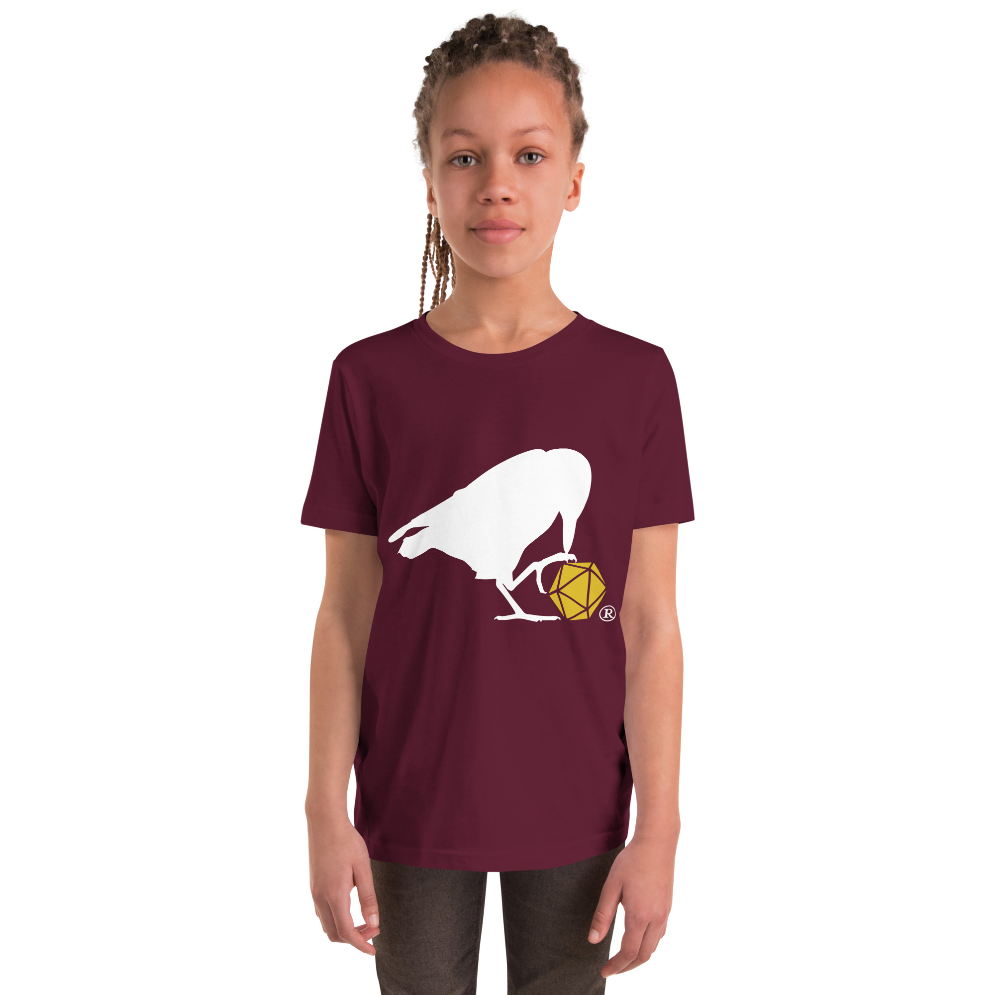 White Raven Logo Youth Tee - Image 3