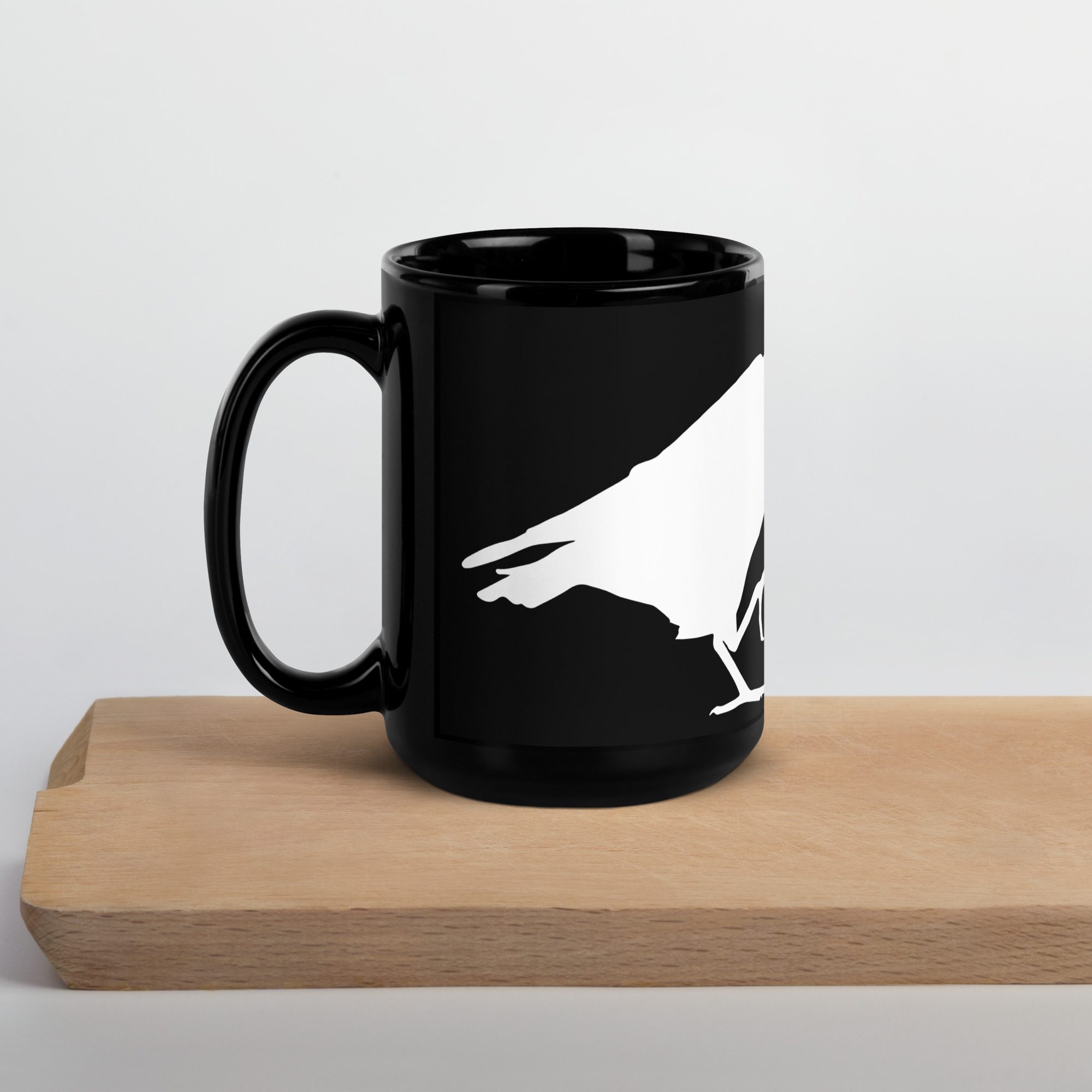 White Raven Black Mug - Image 2