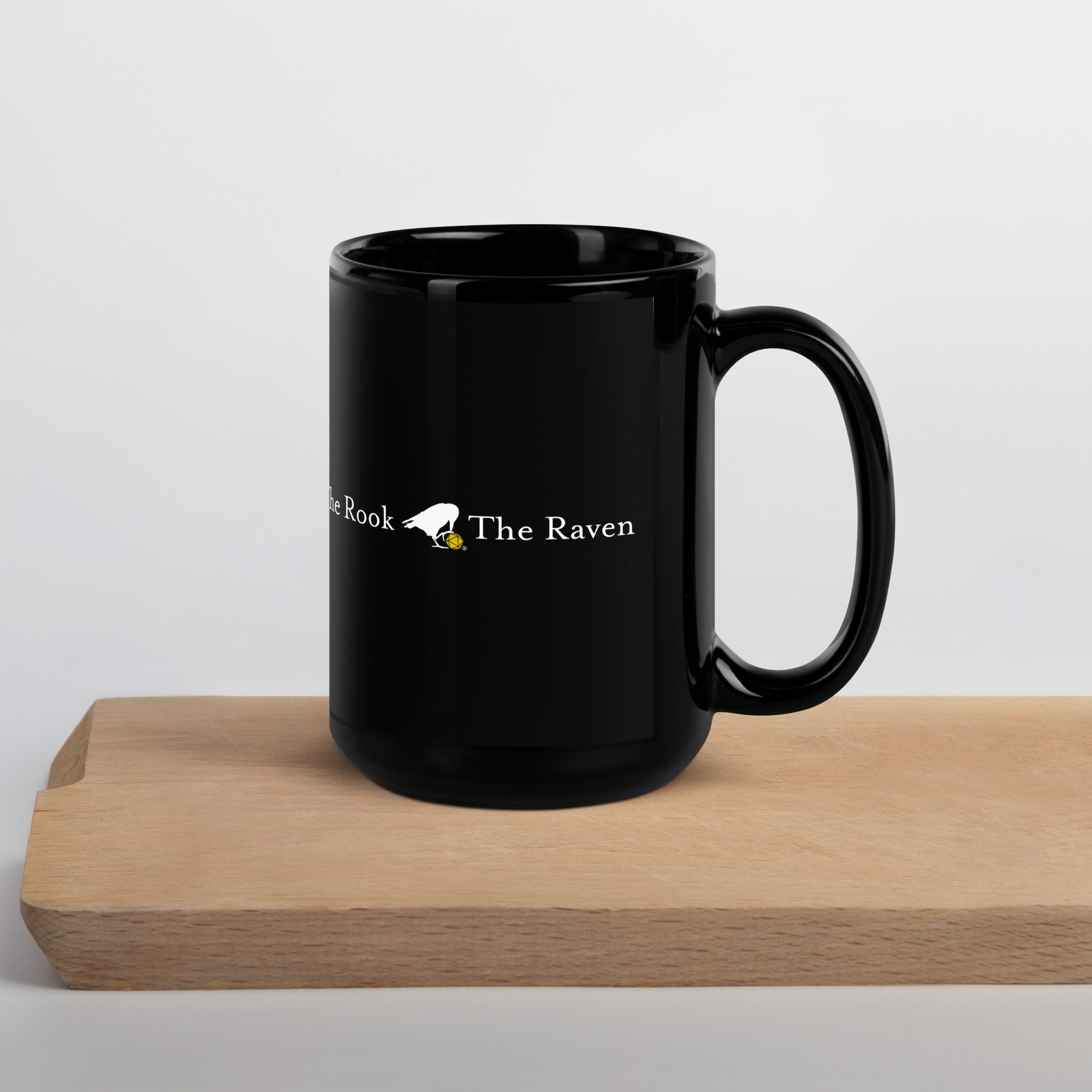 White Raven Black Mug - Image 3