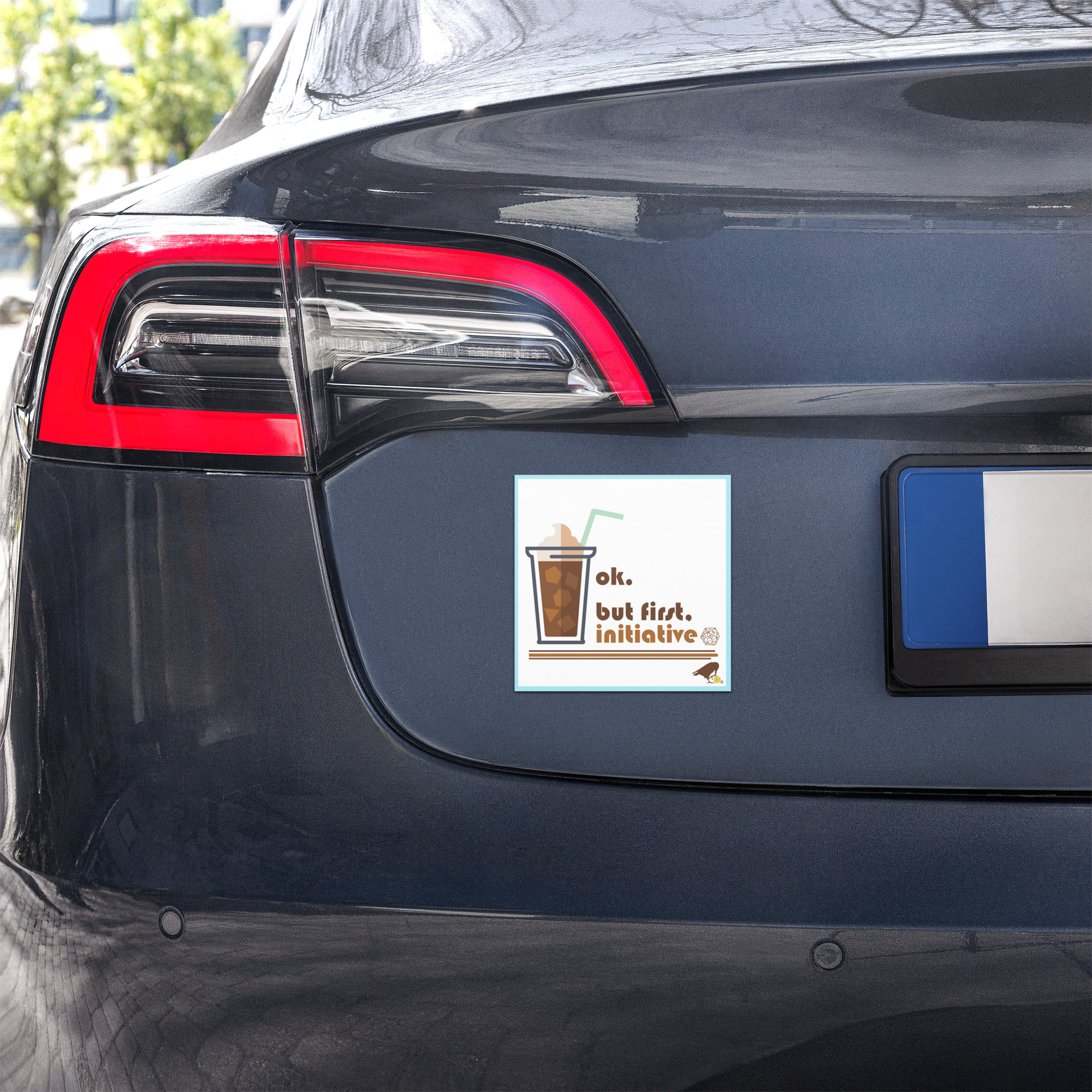 Roll Initiative Car Magnet