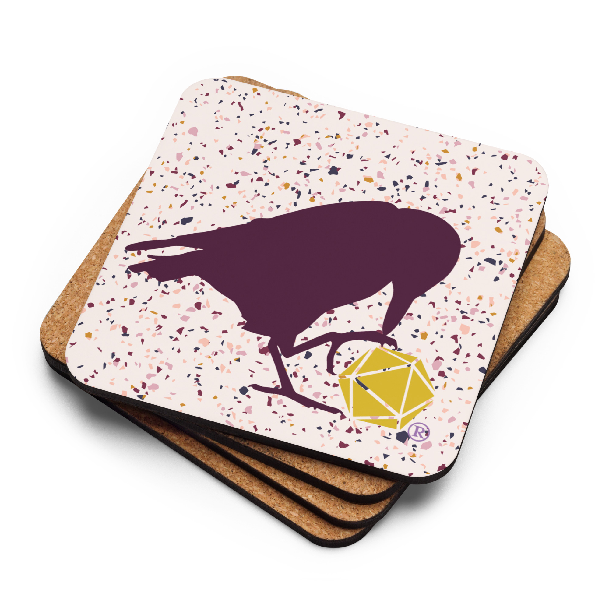 Raven Logo Coaster
