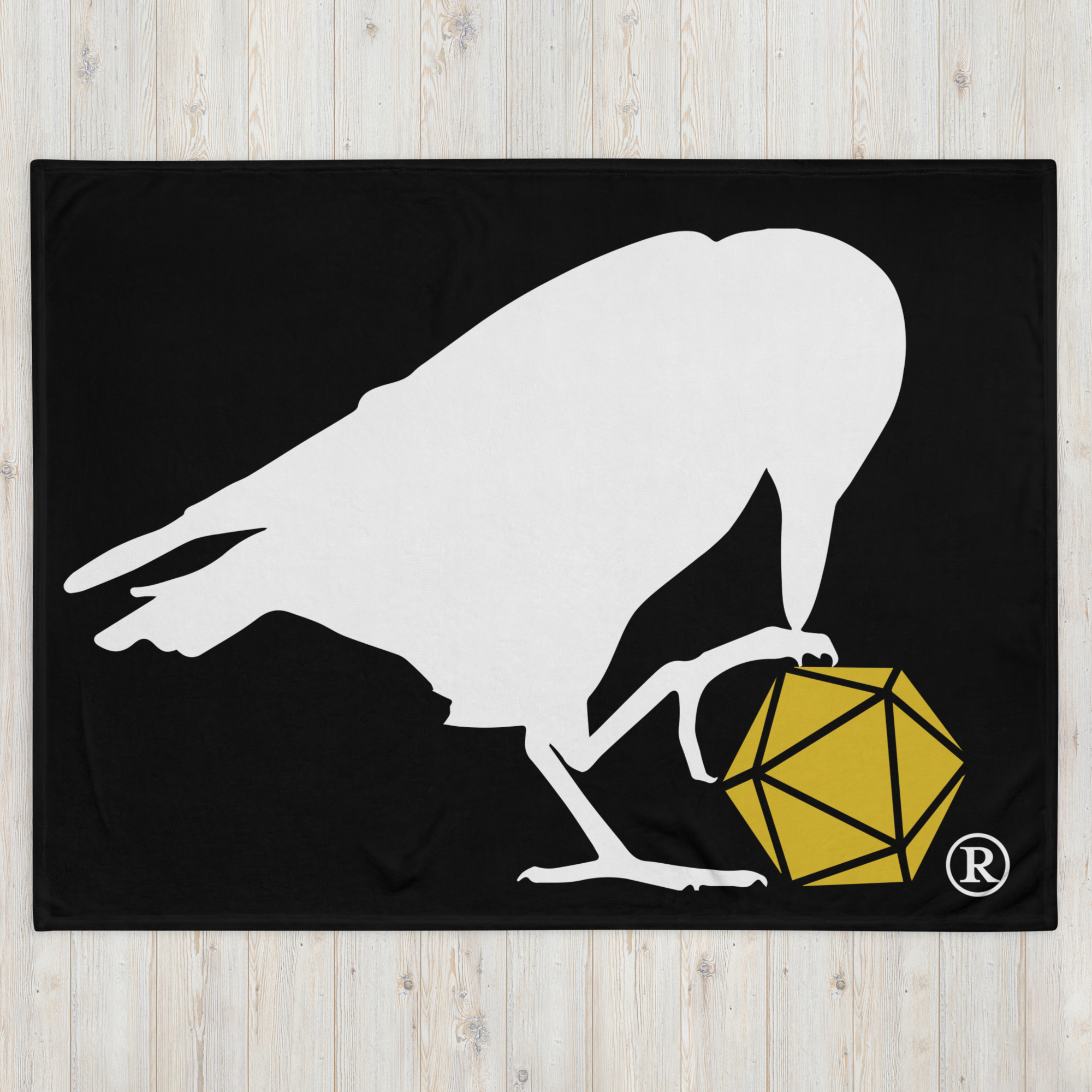Raven Logo Fleece Throw - Image 2