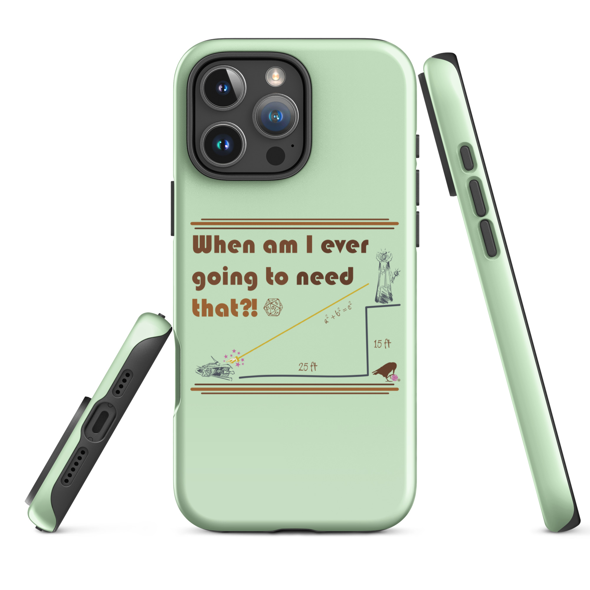 Pythagoras Tough Phone Case for iPhone®