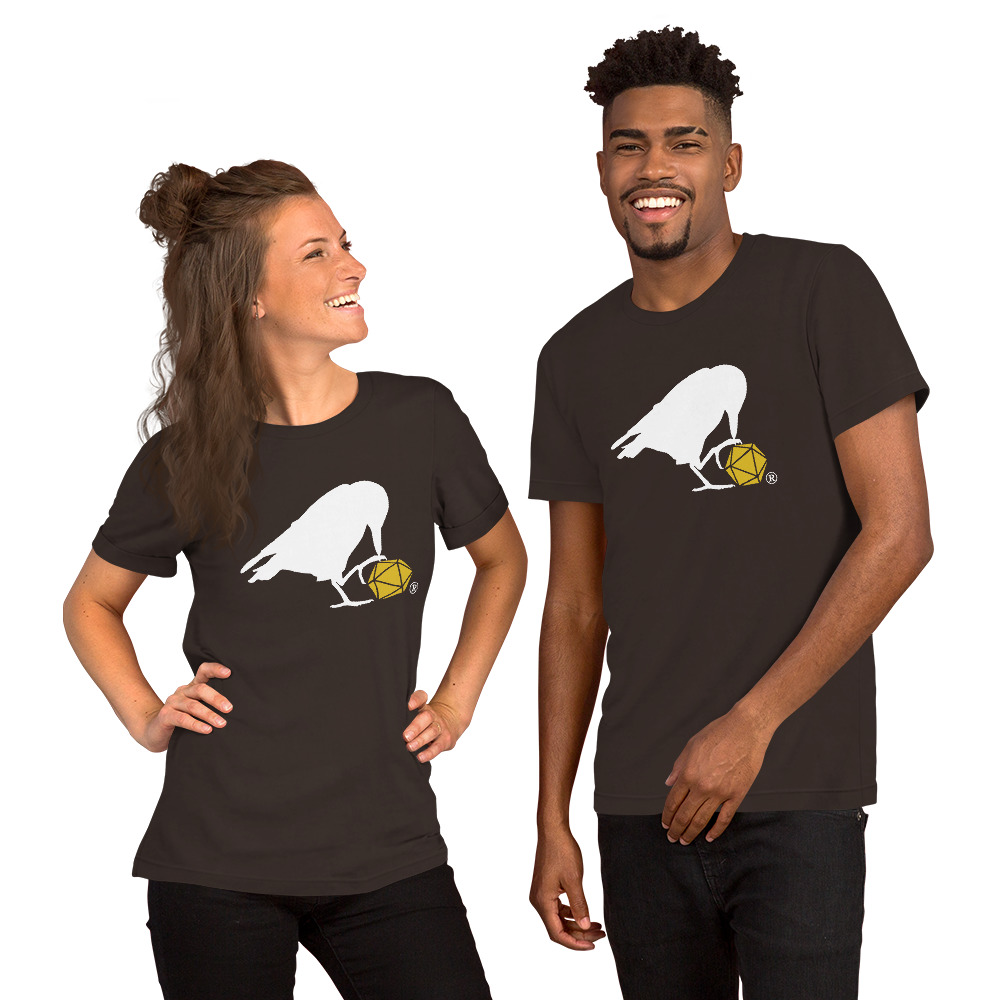 White Raven Logo Unisex Tee - Image 3