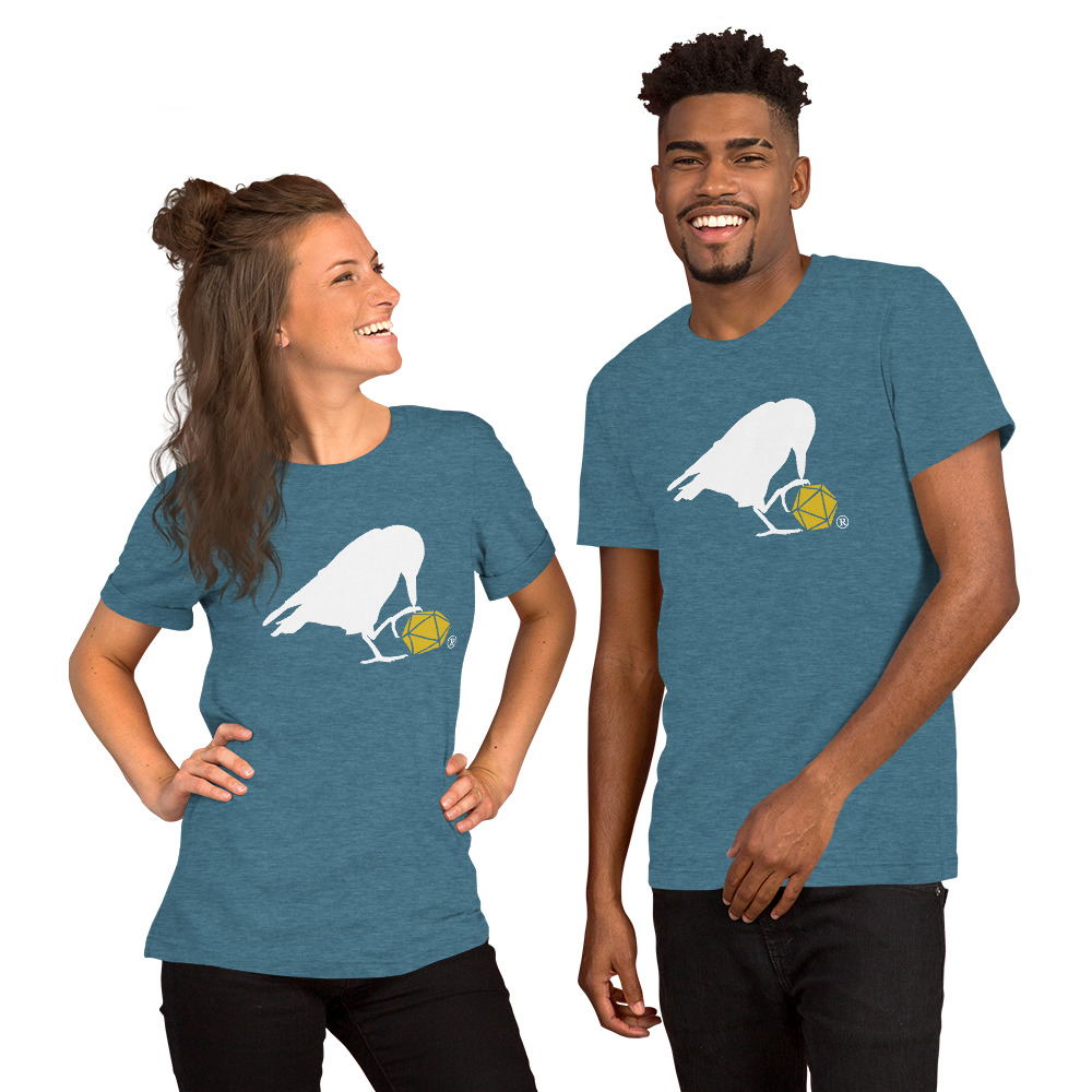 White Raven Logo Unisex Tee - Image 9