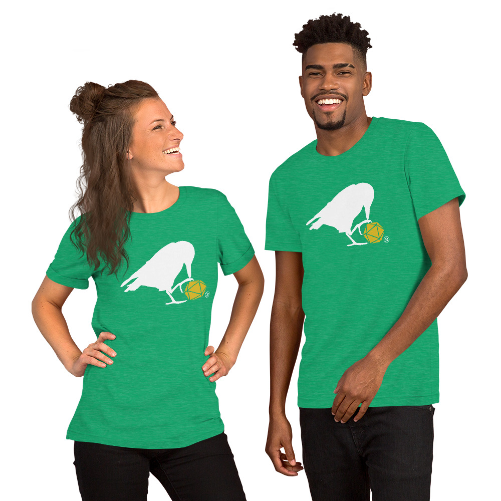 White Raven Logo Unisex Tee - Image 11