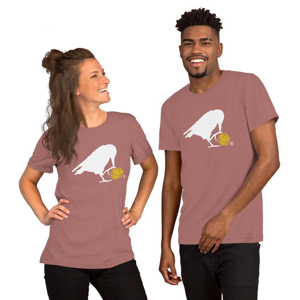 White Raven Logo Unisex Tee - Image 12