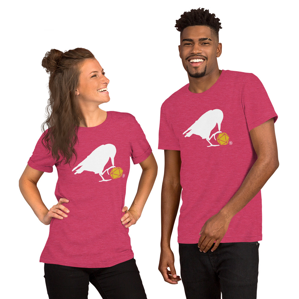 White Raven Logo Unisex Tee - Image 8
