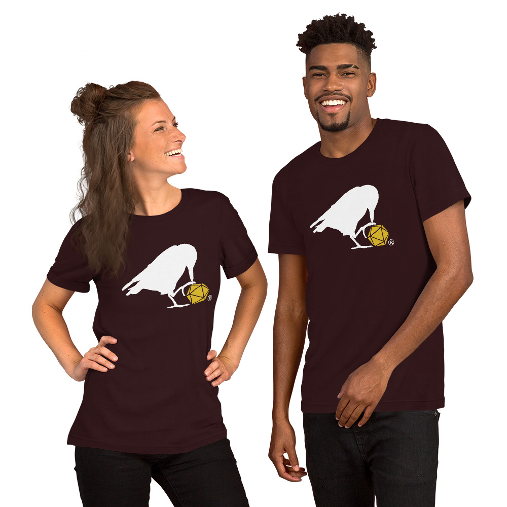 White Raven Logo Unisex Tee - Image 2