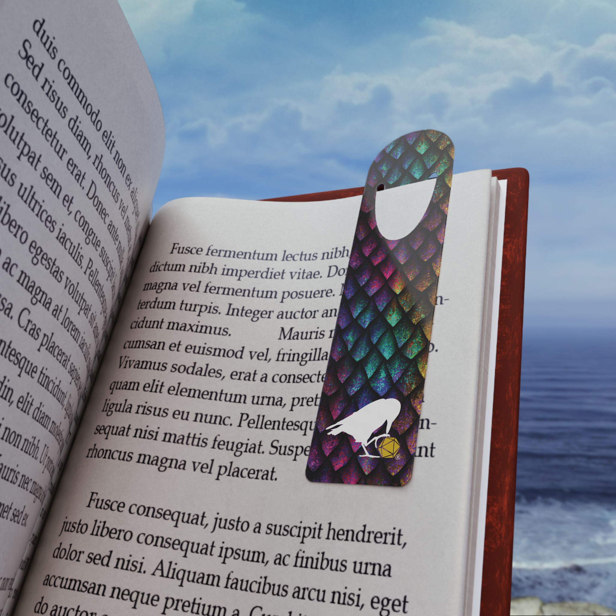 Dragonscale Aluminum Bookmark - Image 4