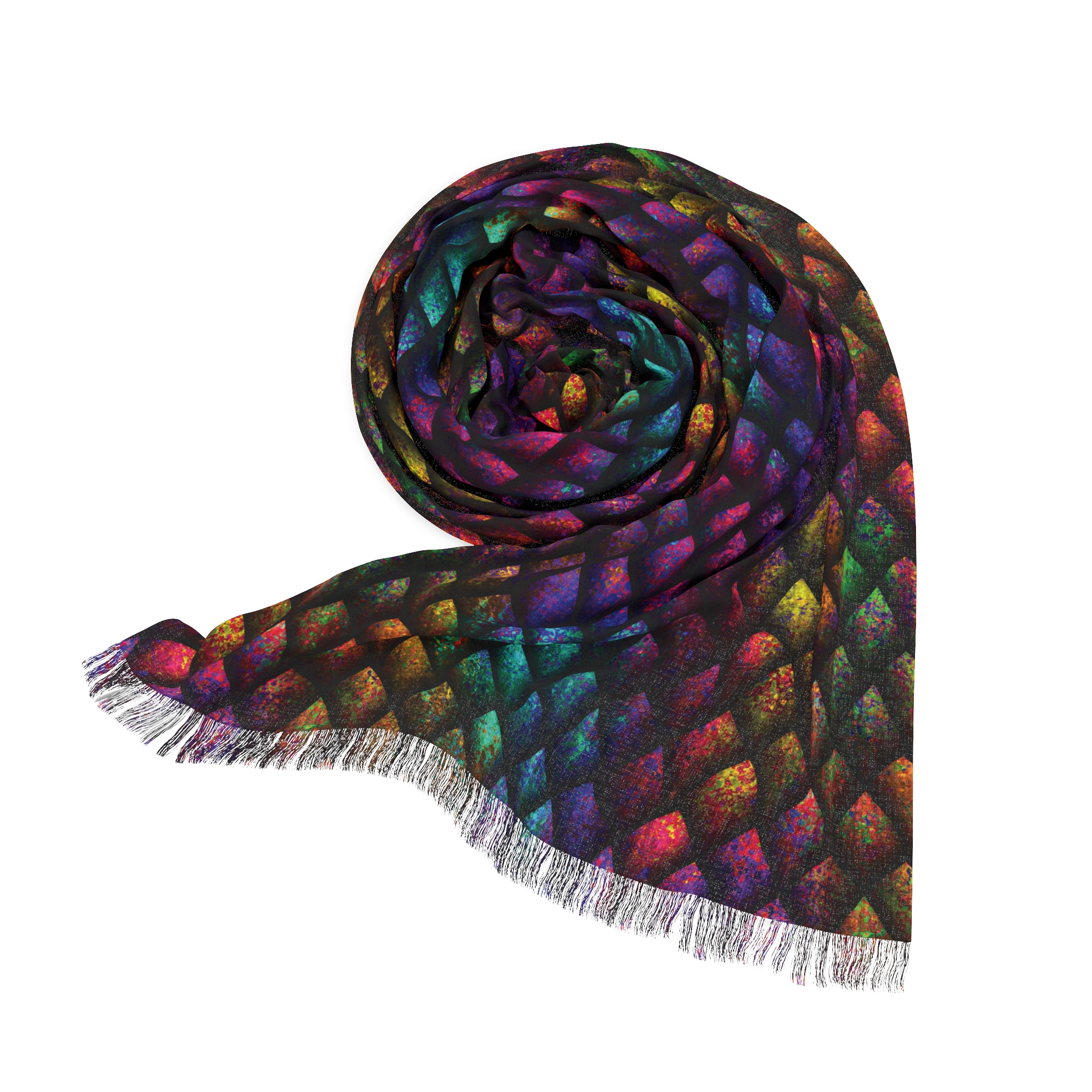 Lightweight Dragonscale Scarf
