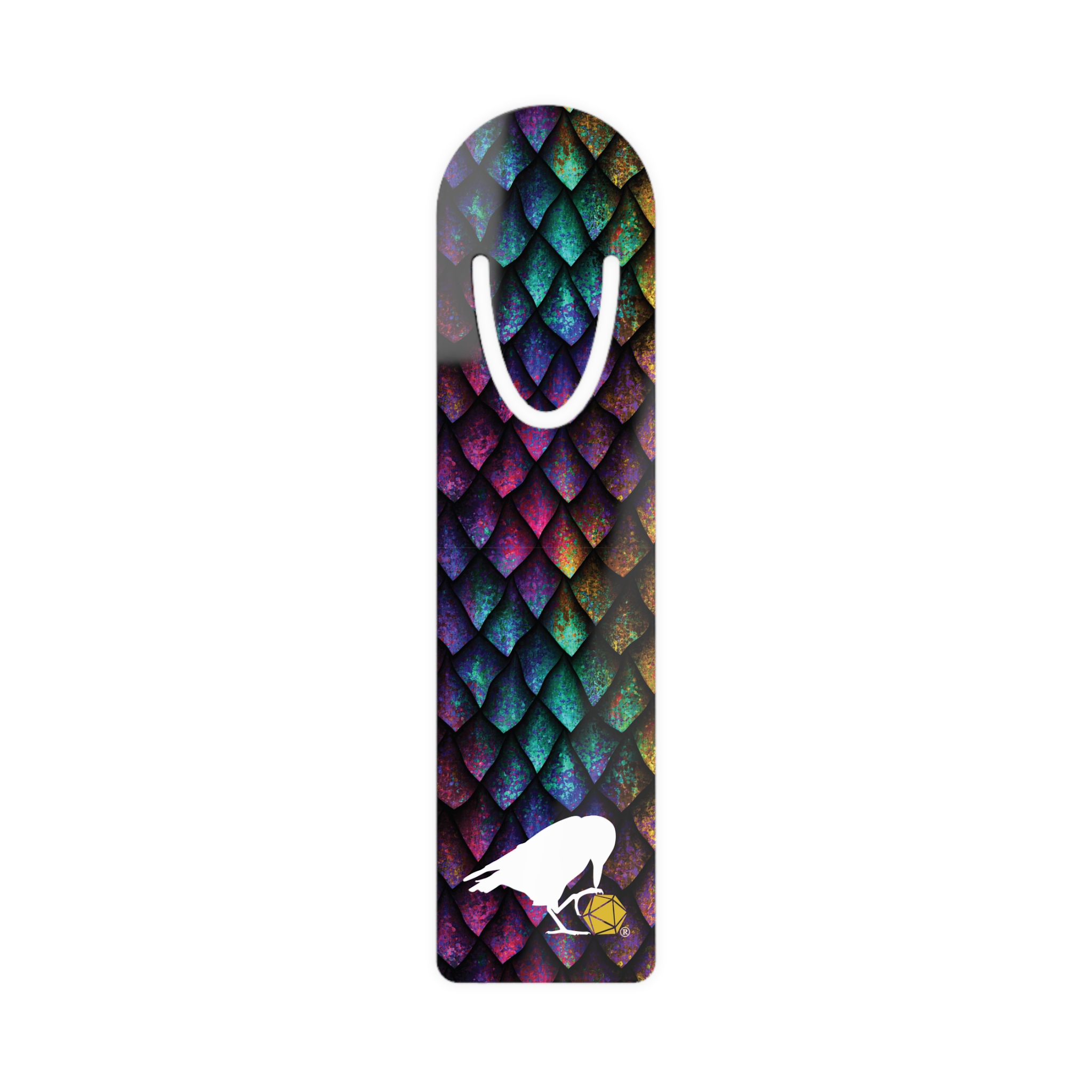 Dragonscale Aluminum Bookmark