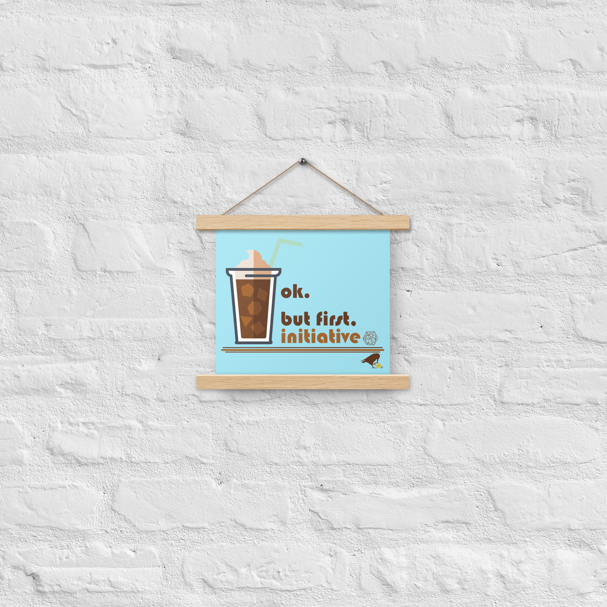 Roll Initiative Wall Hanging