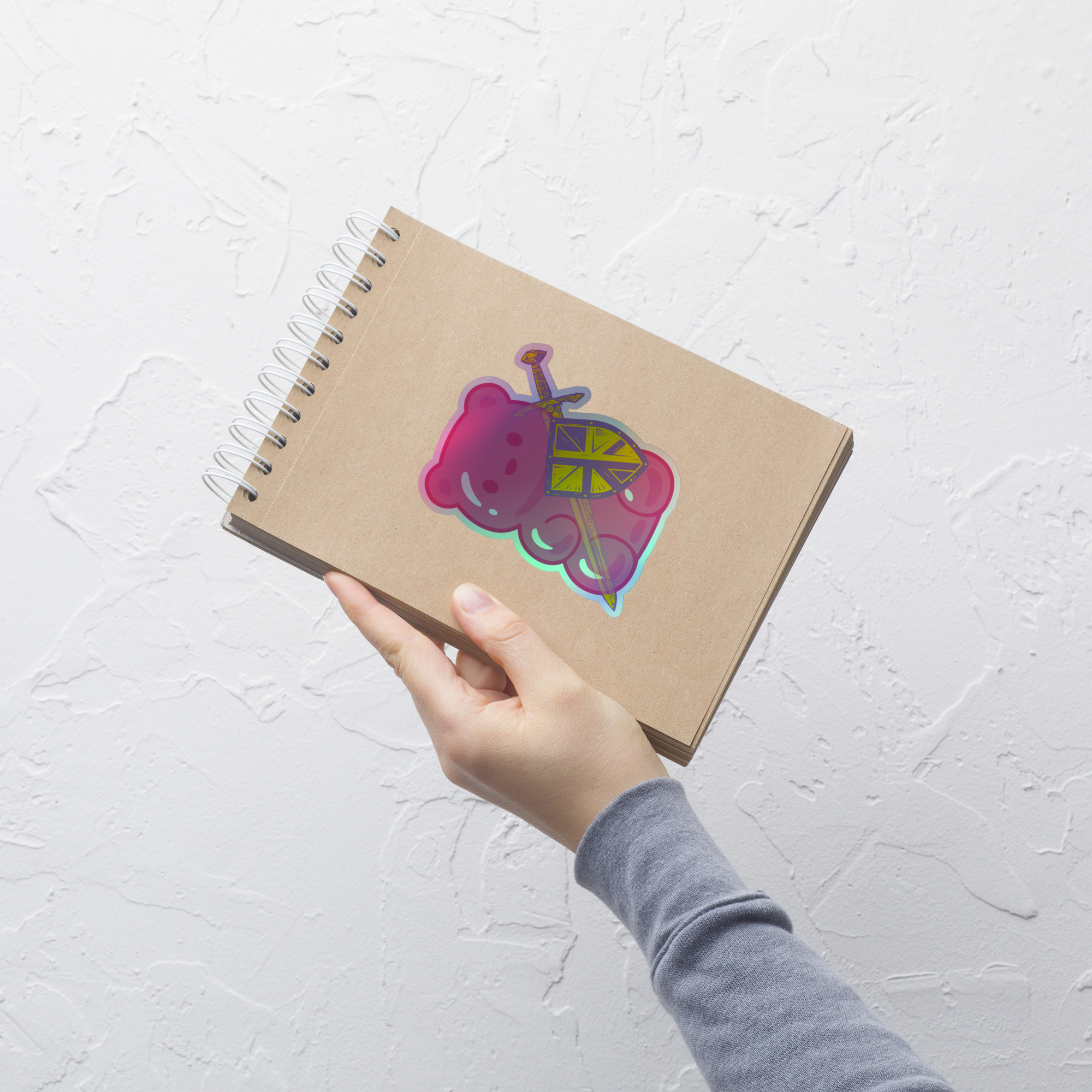 Adventure Bear Holographic Sticker - Image 15