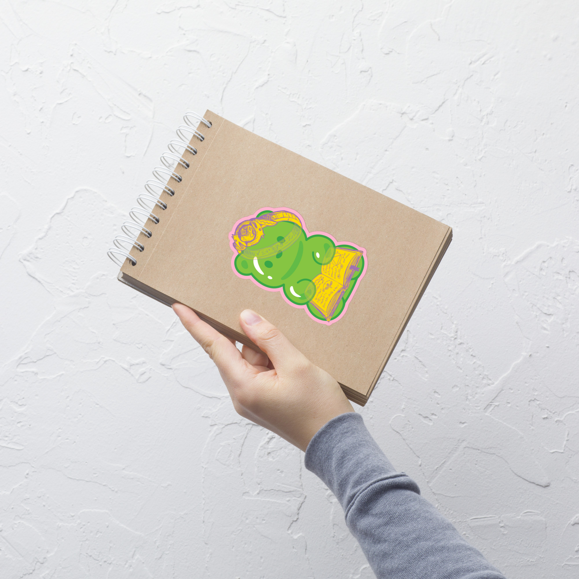 Adventure Bear Sticker with Contrasting Border - Image 9