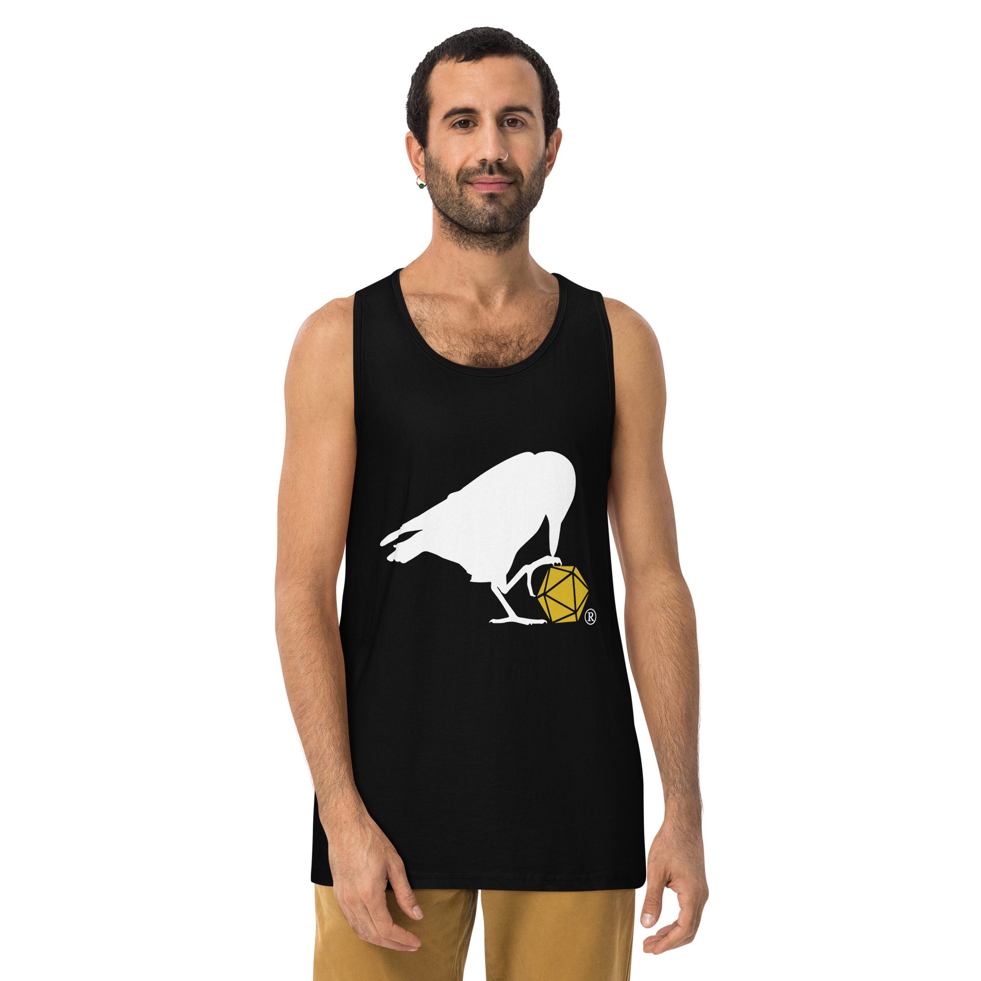 White Raven Logo Tank