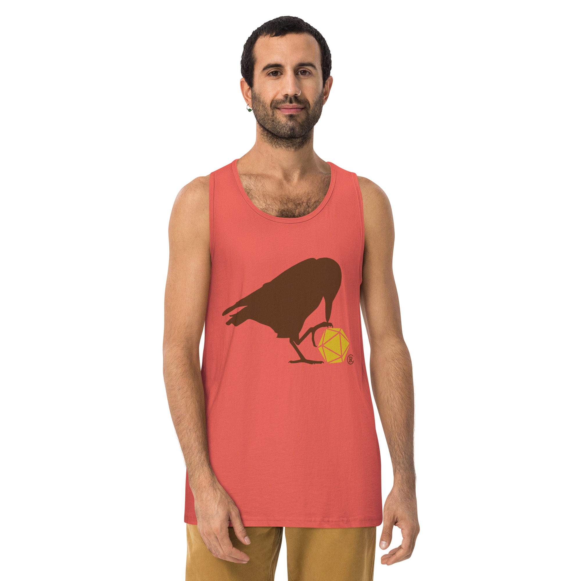 Brown Raven Logo Tank