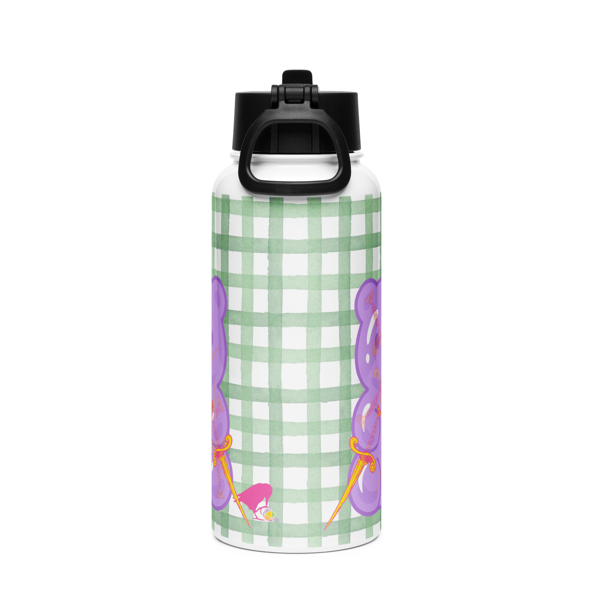 Adventure Bear Picnic Stainless Water Bottle - Image 3