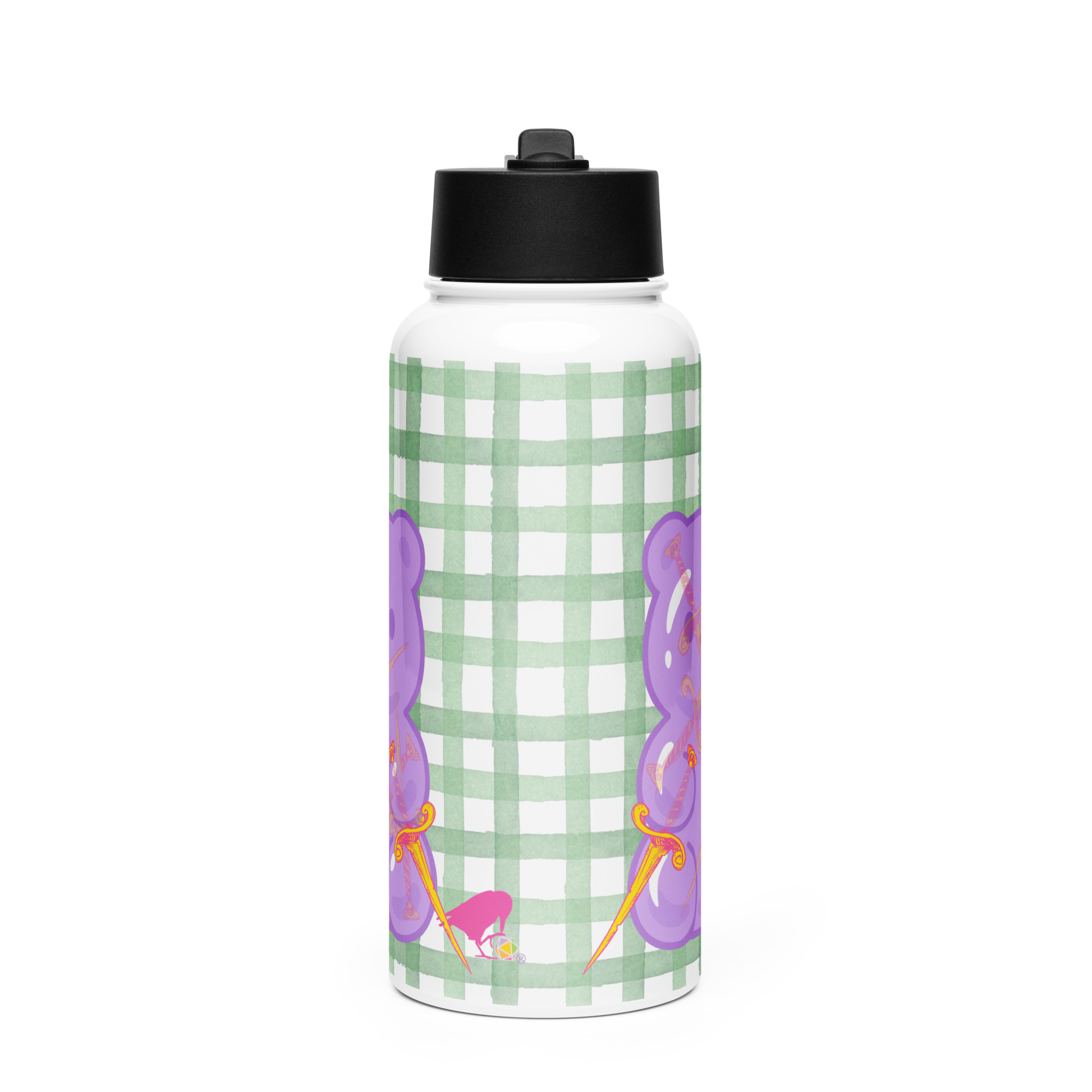 Adventure Bear Picnic Stainless Water Bottle - Image 2