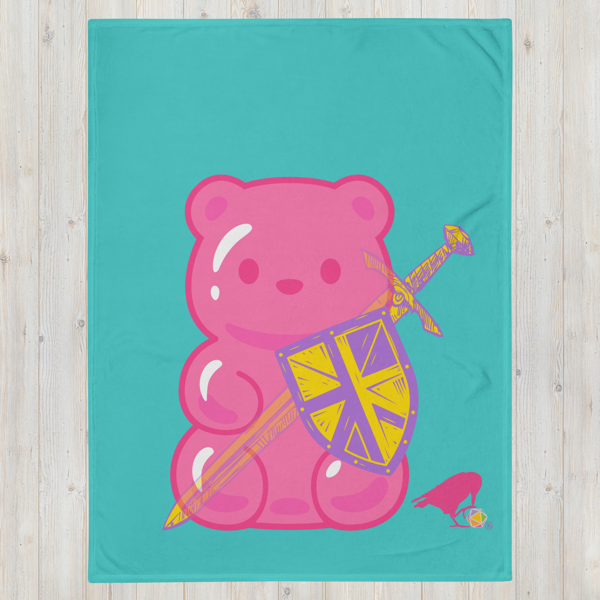 Adventure Bear Fleece Throw - Image 2