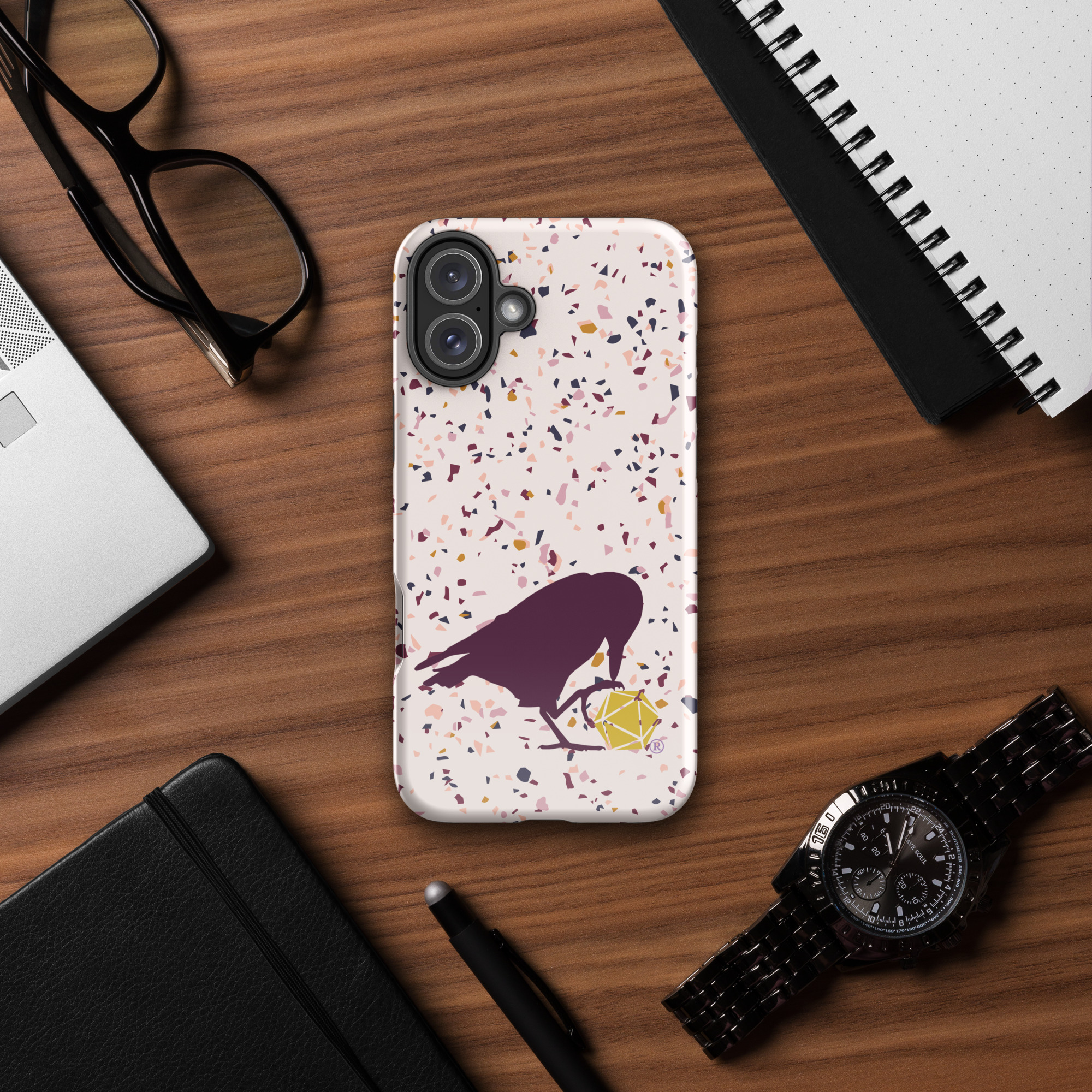 Raven Logo Tough Phone Case for iPhone® - Image 21