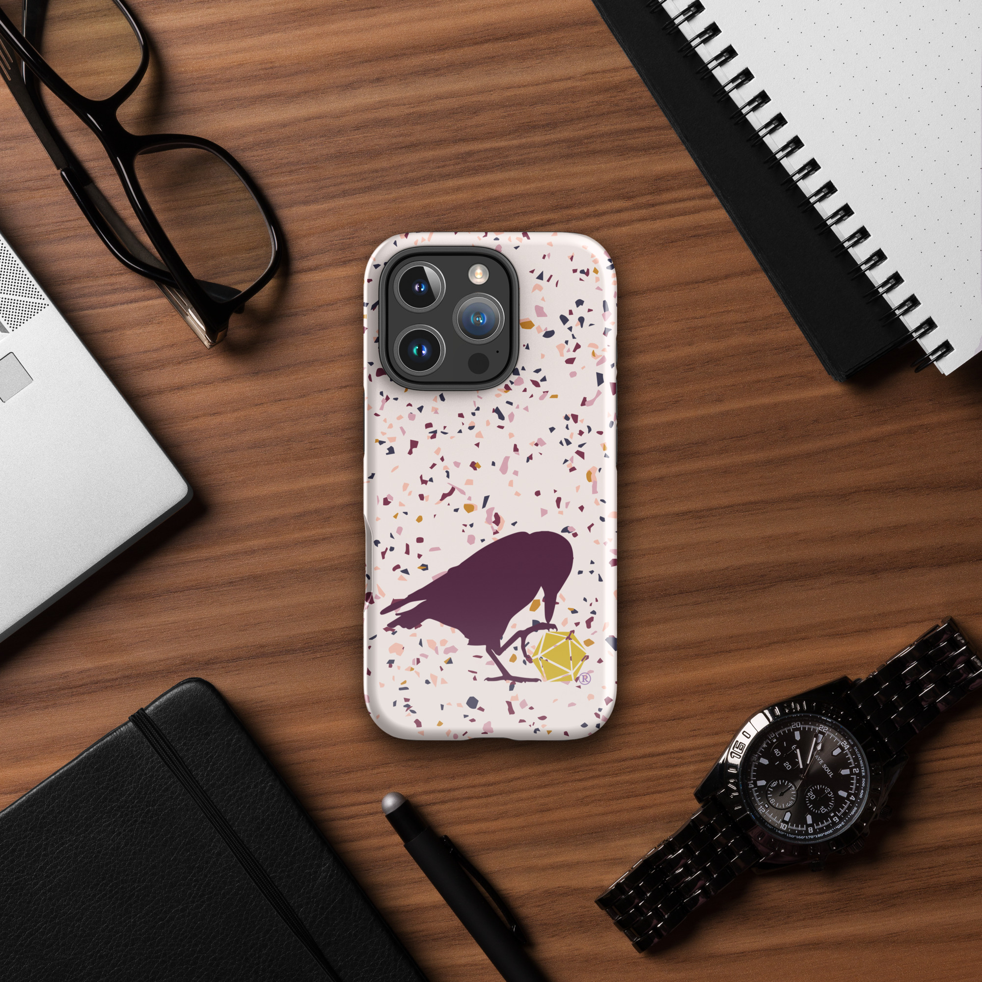 Raven Logo Tough Phone Case for iPhone® - Image 22