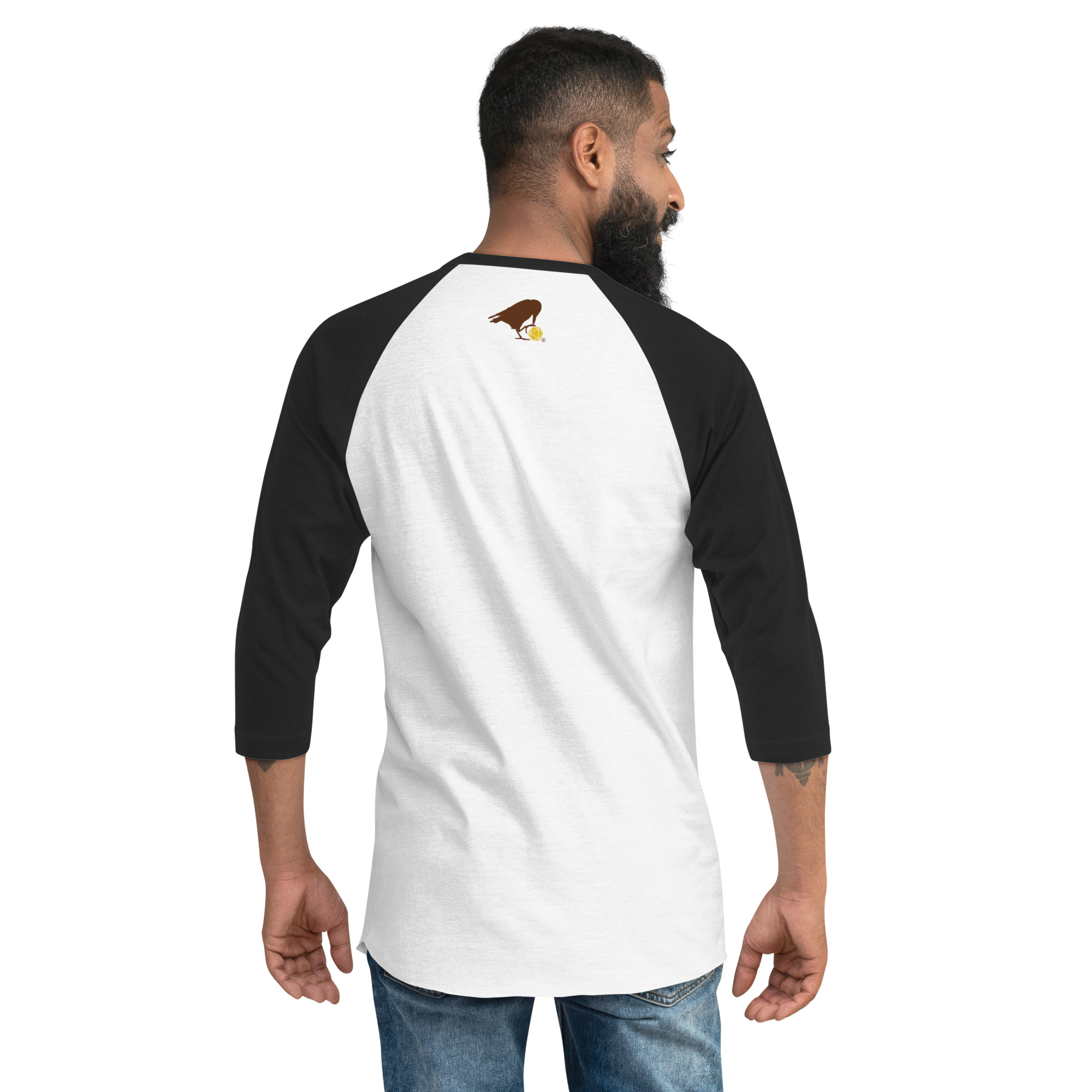 Roll Initiative 3/4 Sleeve Raglan Tee - Image 2