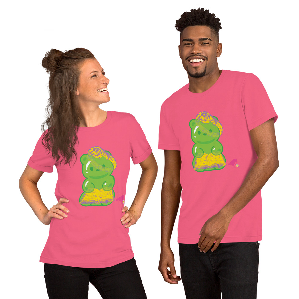 Green Adventure Bear Unisex Tee - Image 6