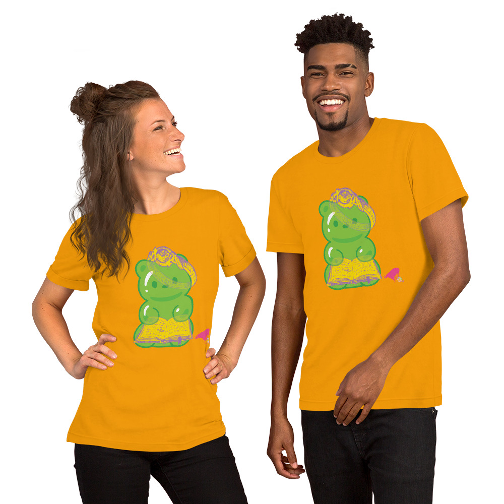 Green Adventure Bear Unisex Tee - Image 9