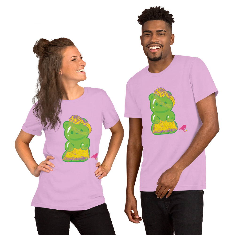 Green Adventure Bear Unisex Tee - Image 12
