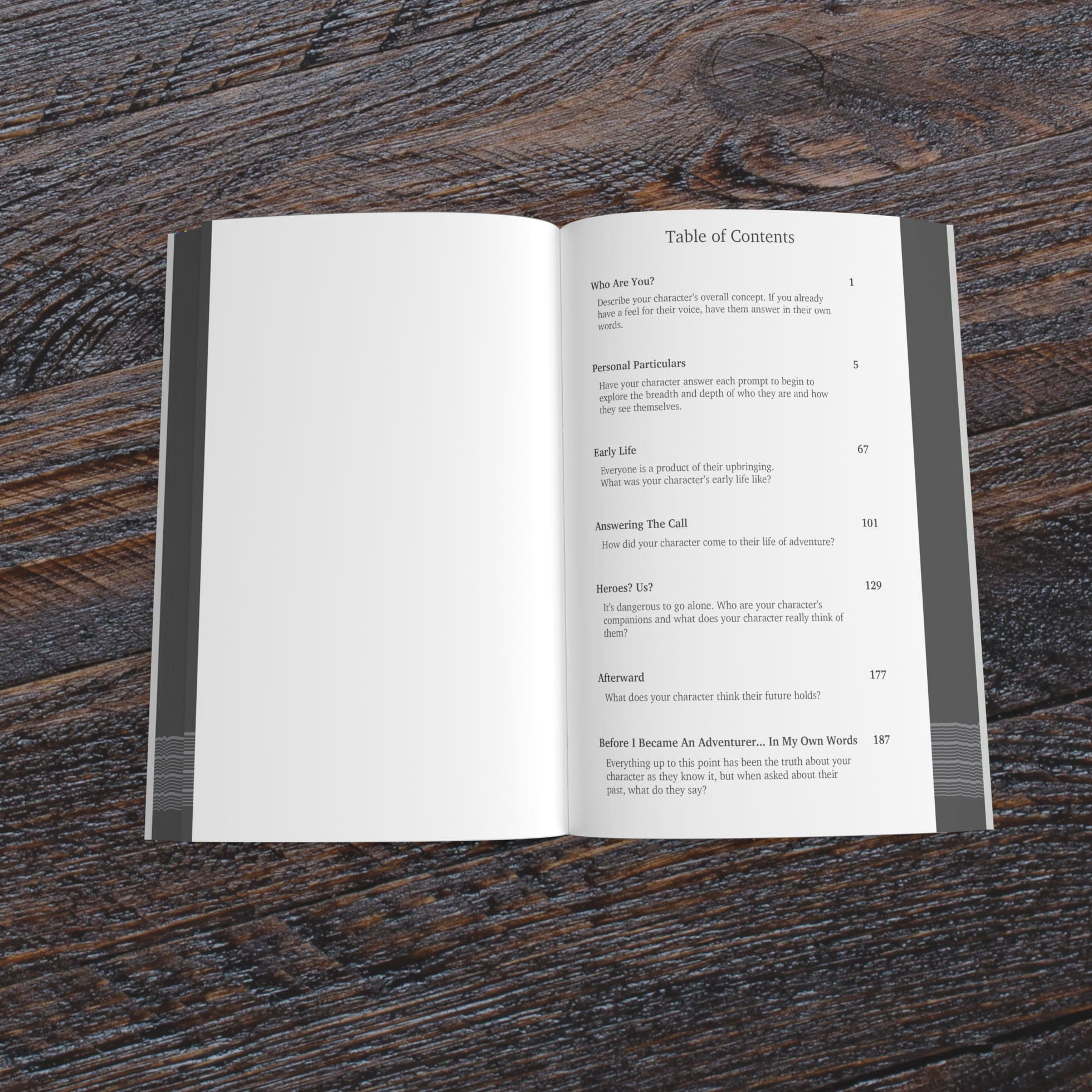Character Prologue Journal (International Edition) - Image 3