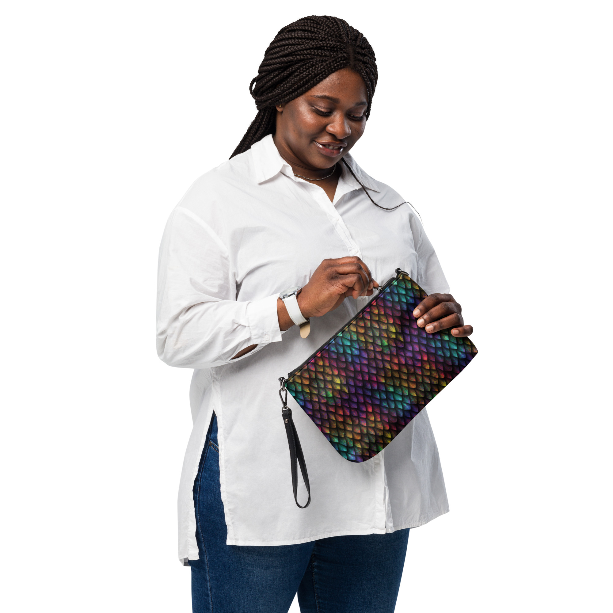 Rainbow Dragonscale Crossbody Bag - Image 3