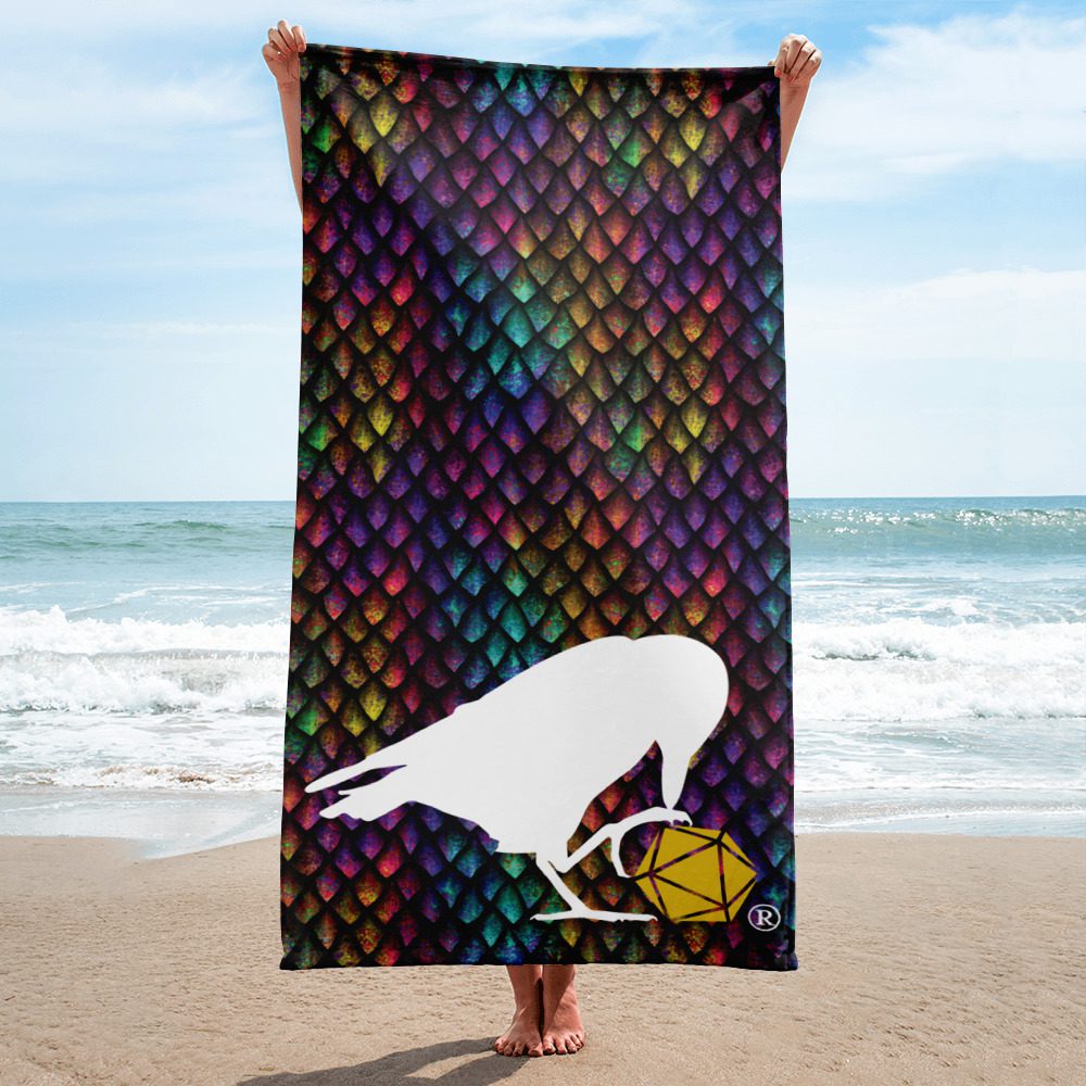 Rainbow Dragonscale Towel