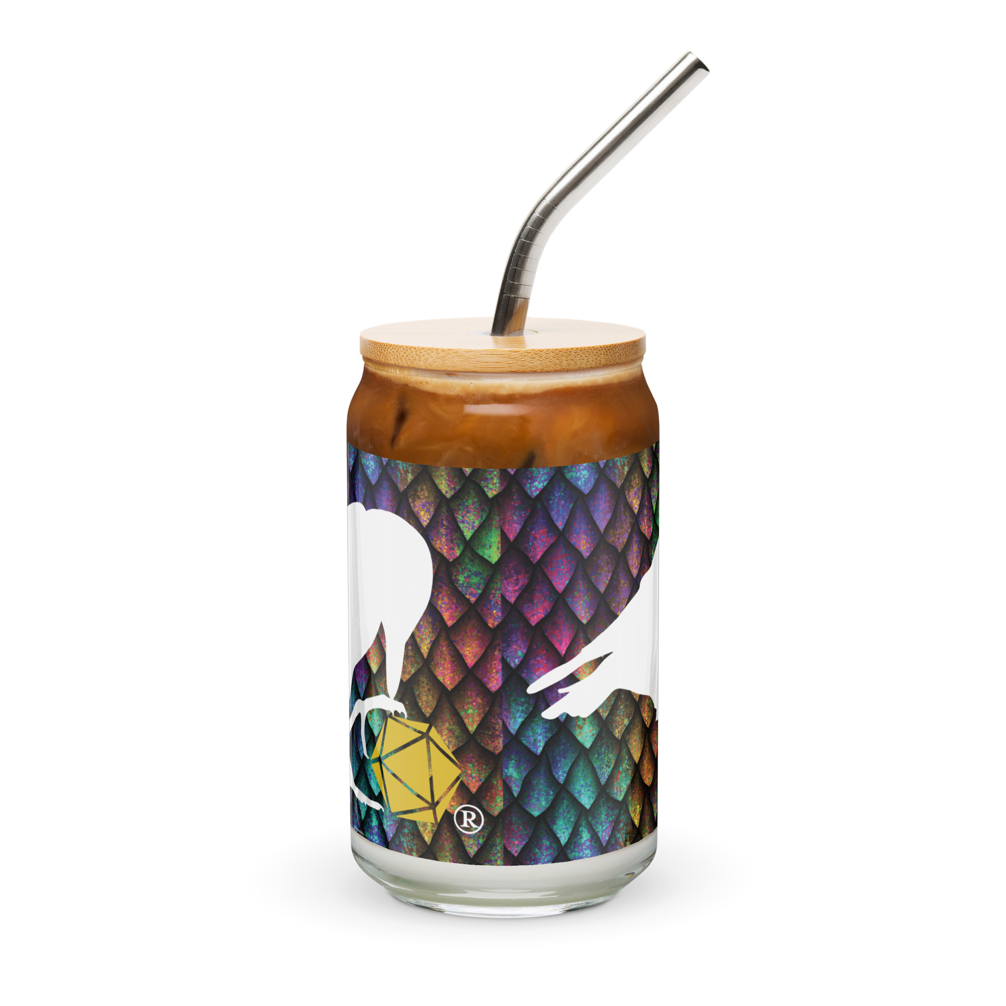 Rainbow Dragonscale Can Glass - Image 2