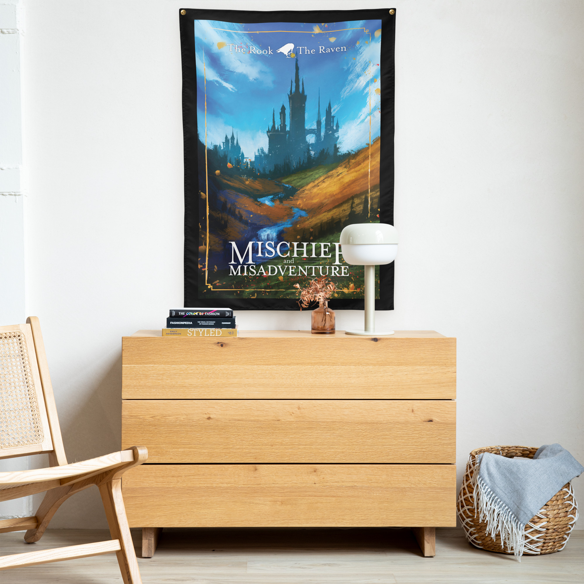 The Adventure Begins Indoor Wall Tapestry