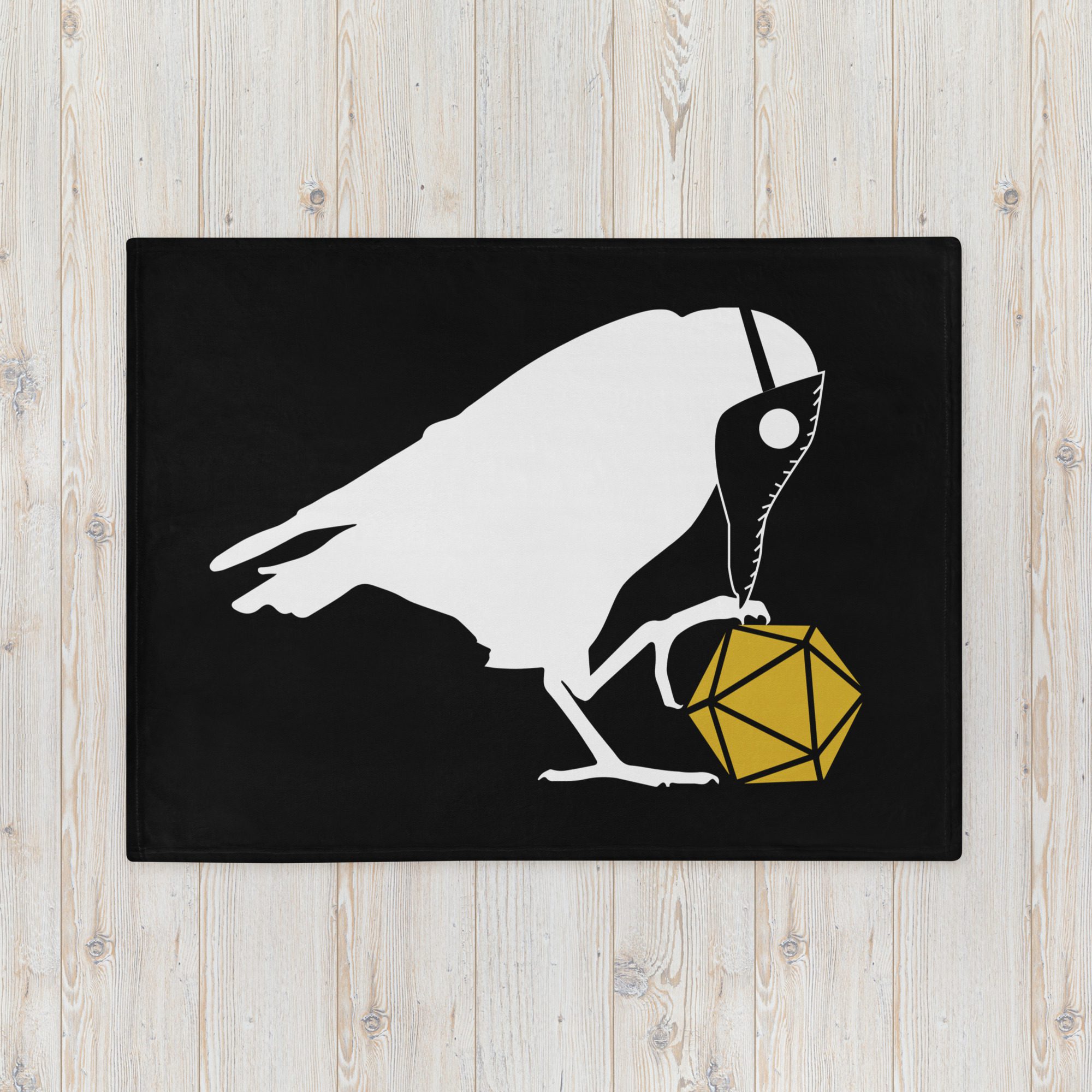 Plague Doctor Fleece Throw