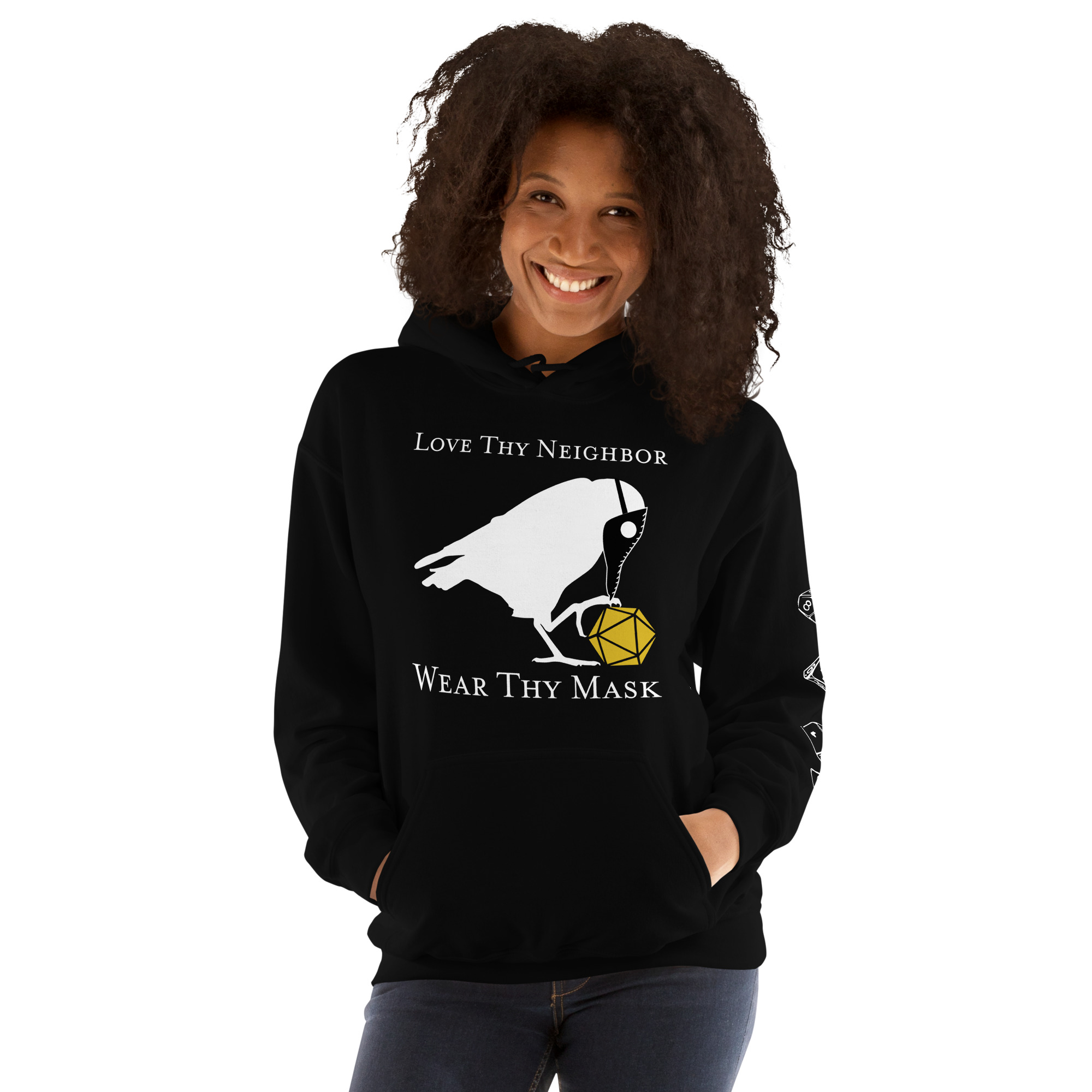 Love Thy Neighbor Plague Doctor Hoodie