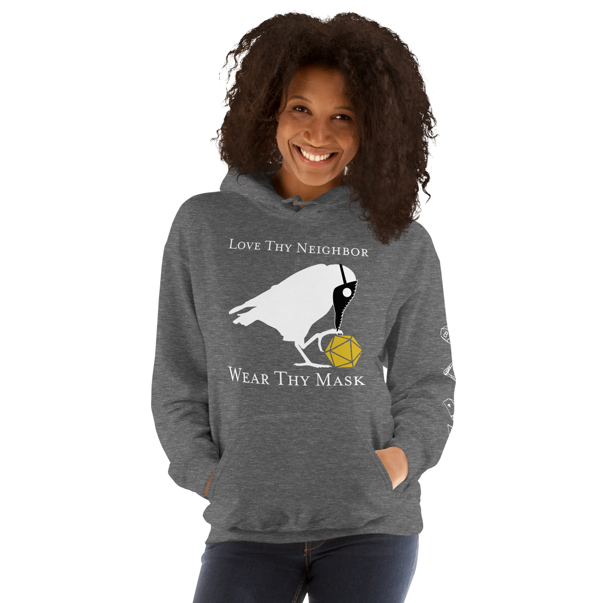 Love Thy Neighbor Plague Doctor Hoodie - Image 10