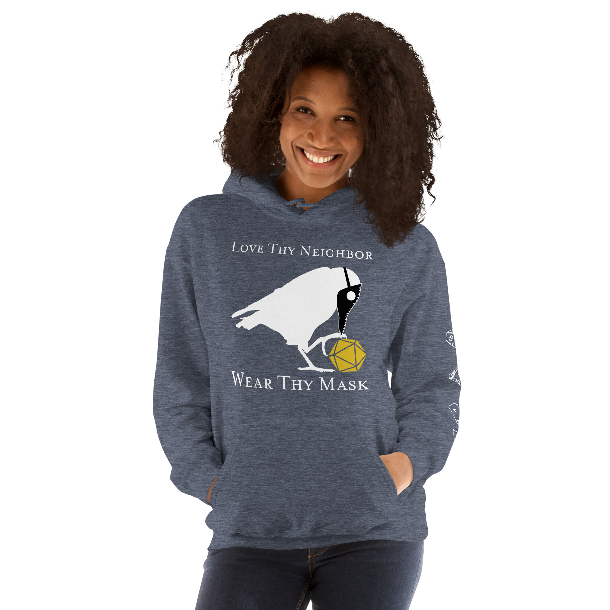Love Thy Neighbor Plague Doctor Hoodie - Image 8