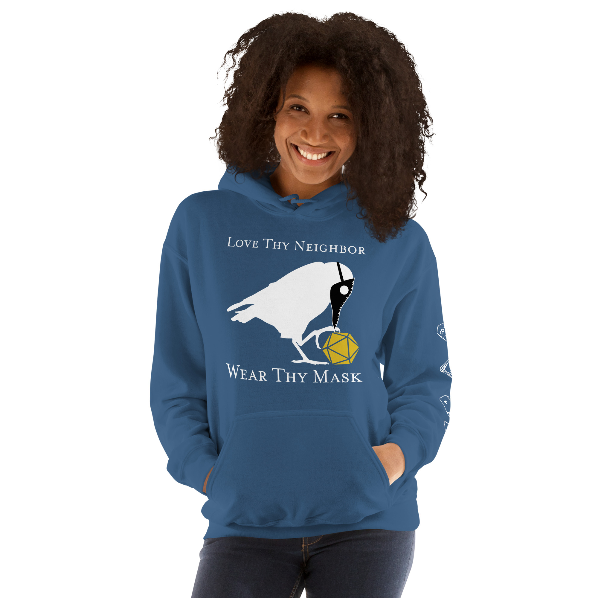 Love Thy Neighbor Plague Doctor Hoodie - Image 7