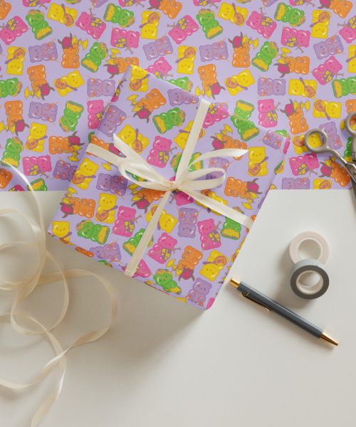 Bag o' Bears Gift Wrap Sheets