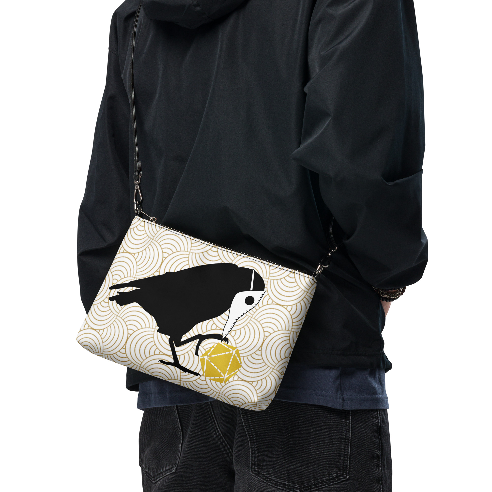 Plague Doctor Art Deco Crossbody Bag